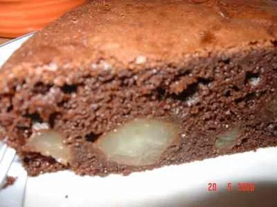 Cake aux poires et chocolat