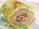 Omelette roulée au jambon