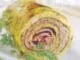 Omelette roulée au jambon