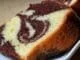 Gâteau marbré au cacao