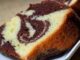 Gâteau marbré au cacao
