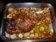 Gigot d’agneau aux pommes boulangères