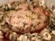 Rôti de veau aux champignons